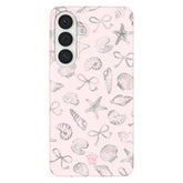 Pink Coastal Seashells Samsung Case