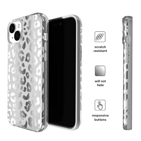 Chrome Leopard iPhone Case