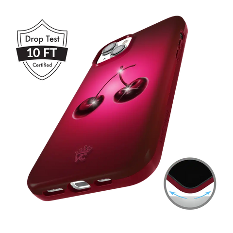 Black Cherry Crystal iPhone Case