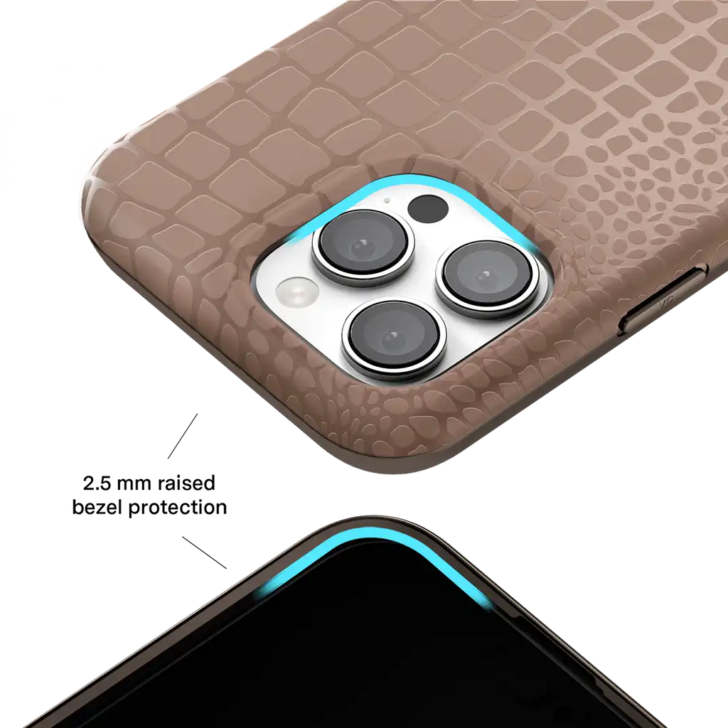 Khaki Croc iPhone Case