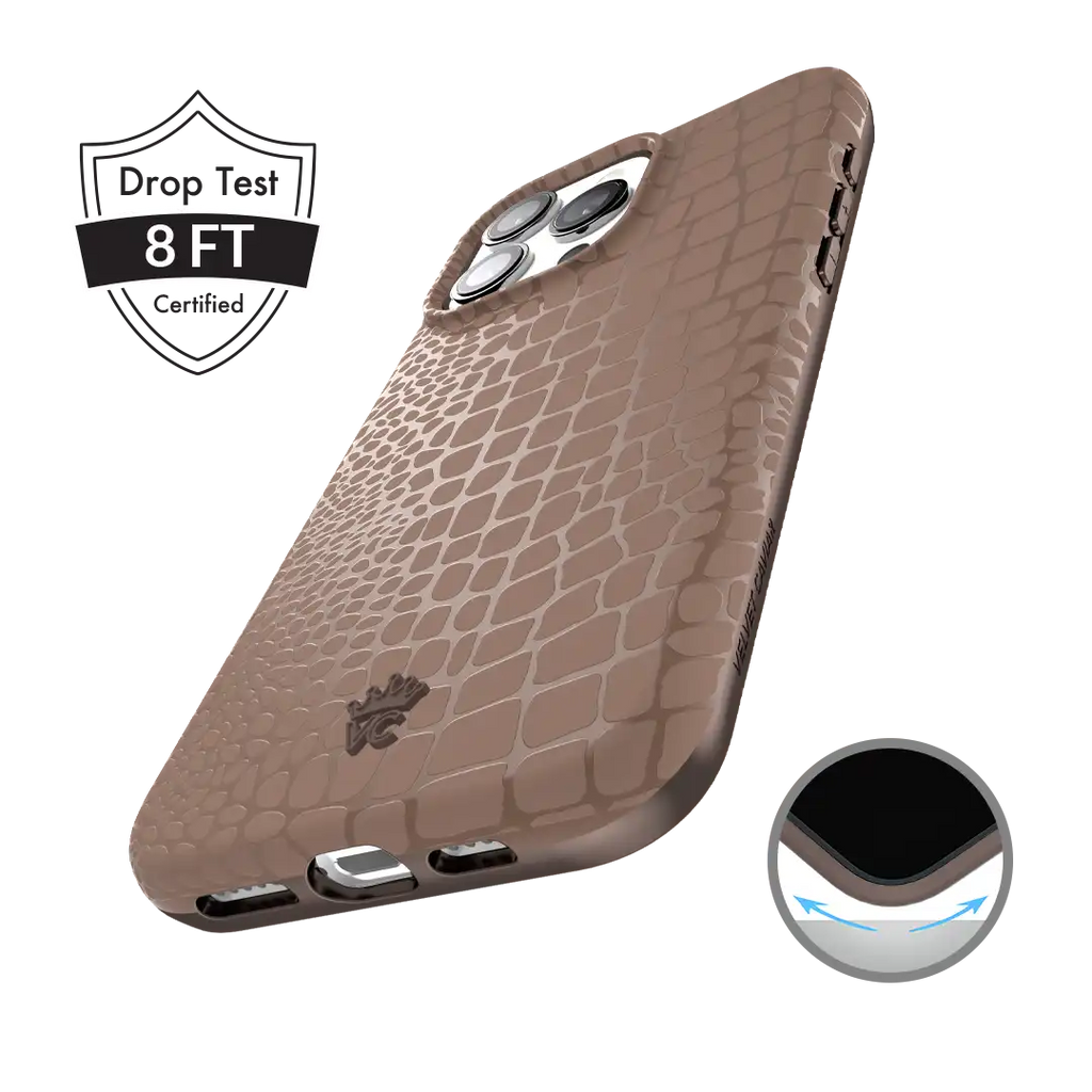 Khaki Croc iPhone Case
