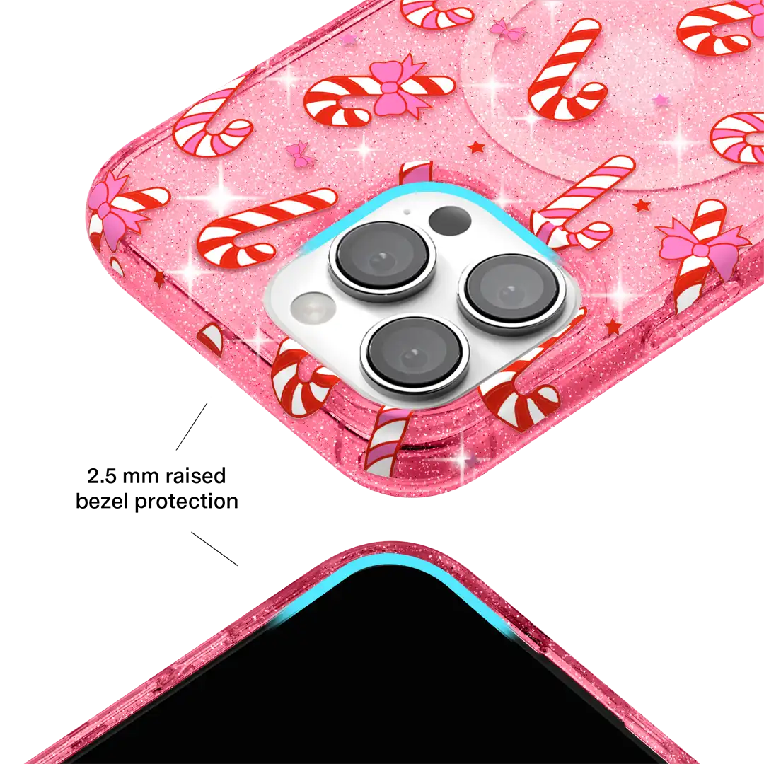 Pink Peppermint Princess iPhone Case