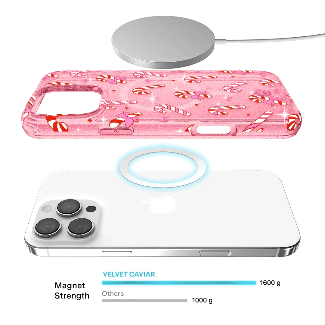 Pink Peppermint Princess iPhone Case