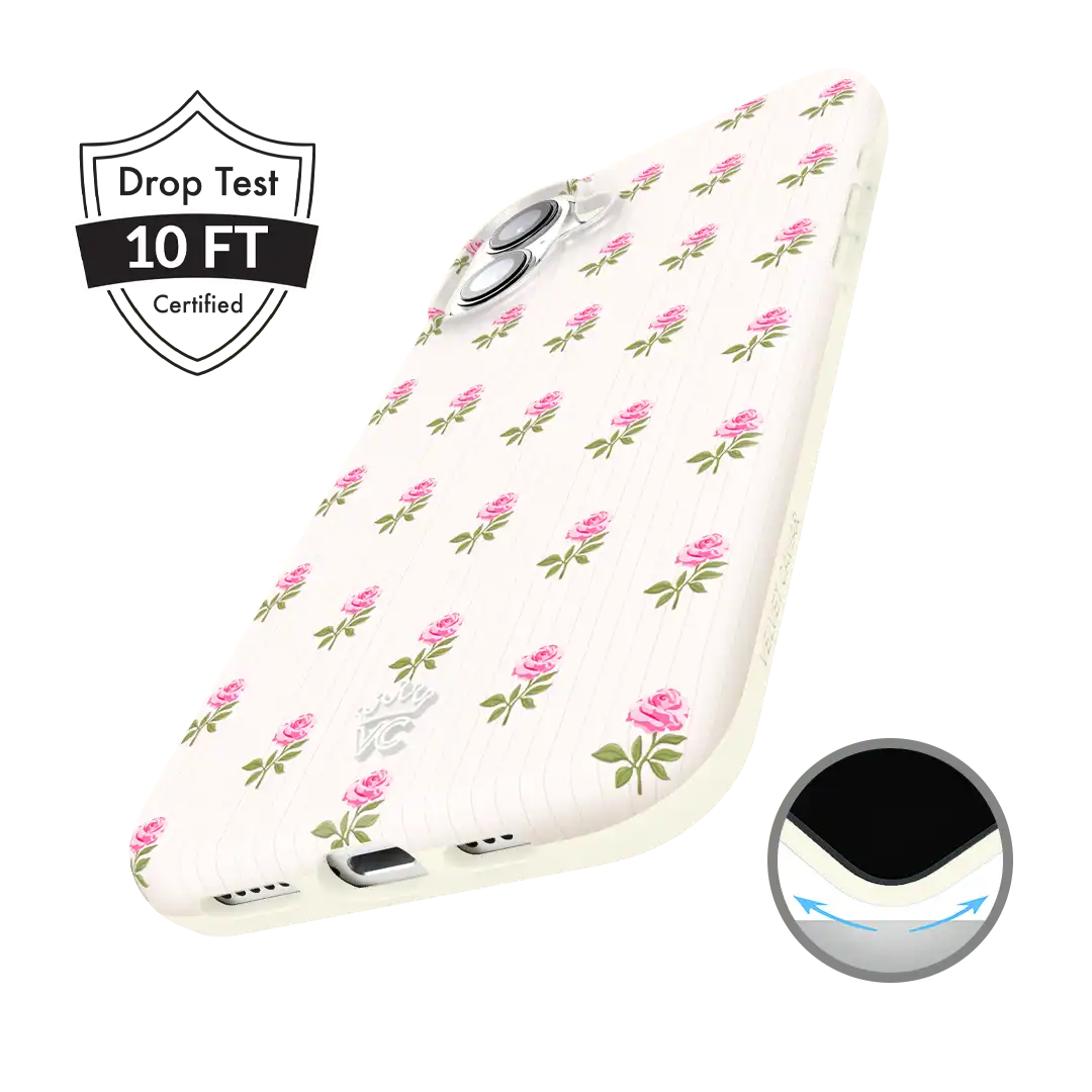 Pink Peony Floral iPhone Case