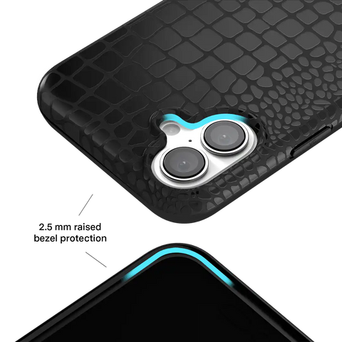 Black Croc iPhone Case