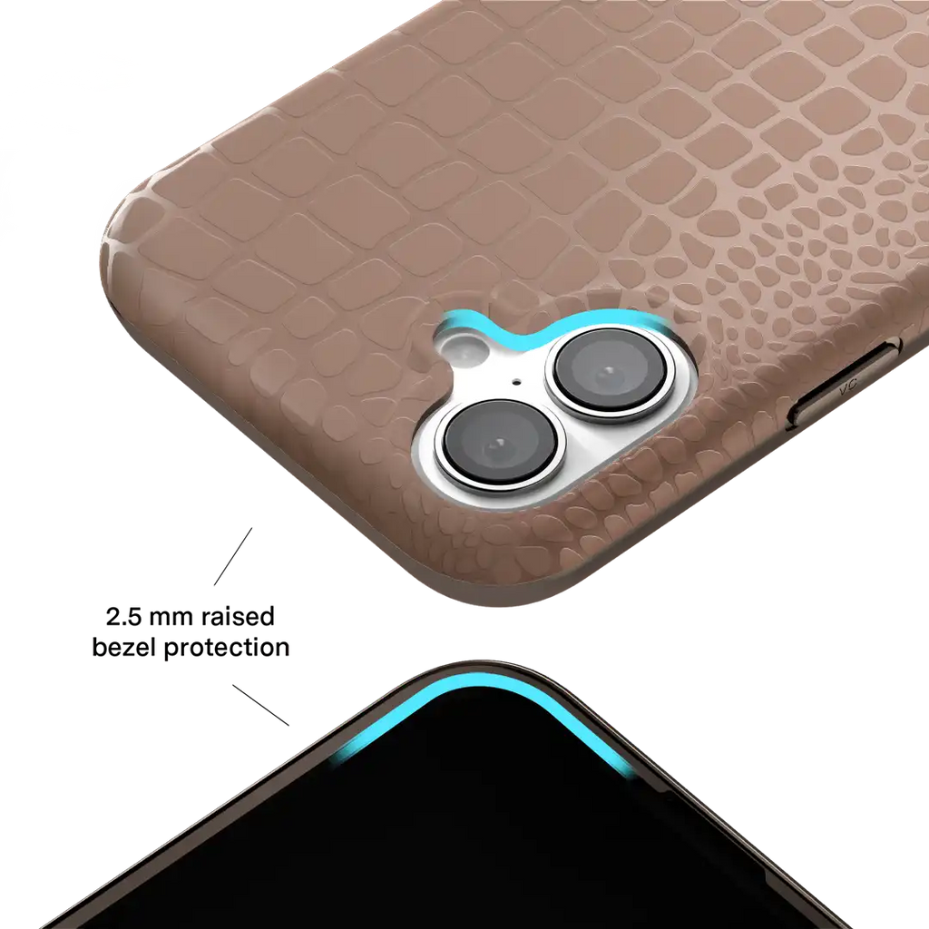 Khaki Croc iPhone Case