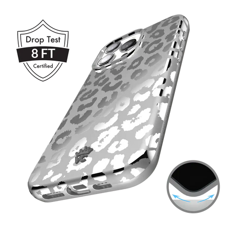 Chrome Leopard iPhone Case