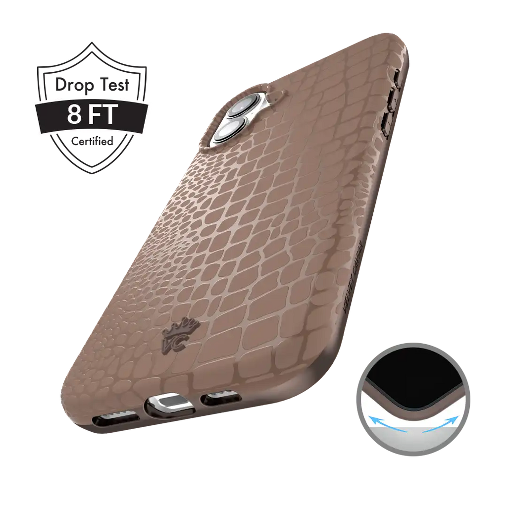 Khaki Croc iPhone Case