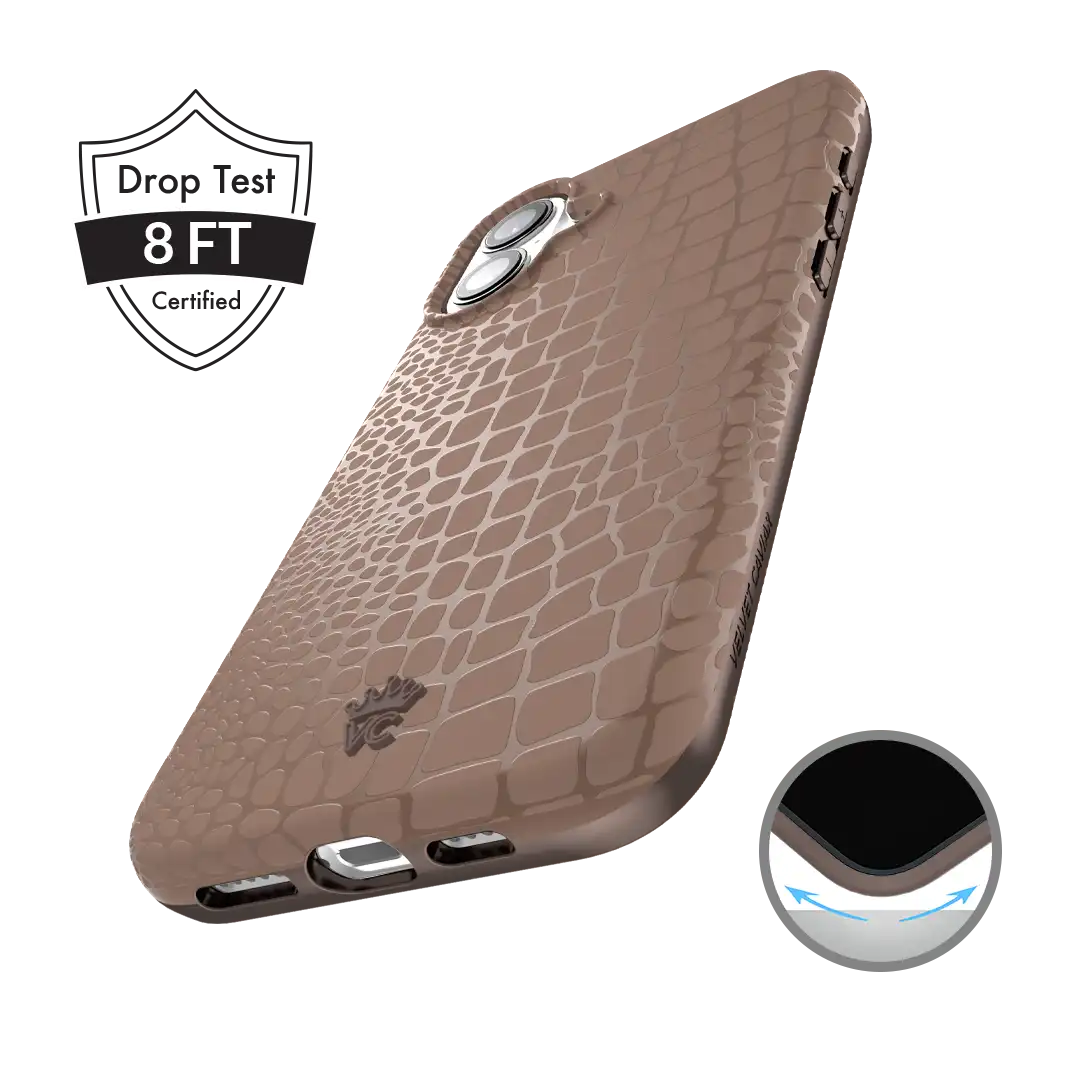 Khaki Croc iPhone Case