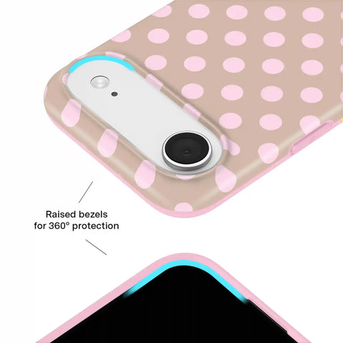 Brown Sugar Polka Dot iPhone Case