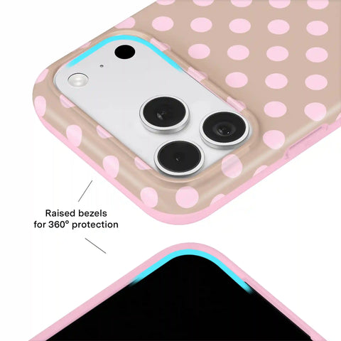 Brown Sugar Polka Dot iPhone Case