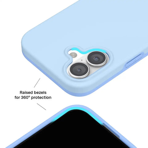 Cotton Candy Blue iPhone Case
