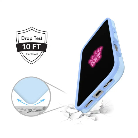 Cotton Candy Blue iPhone Case