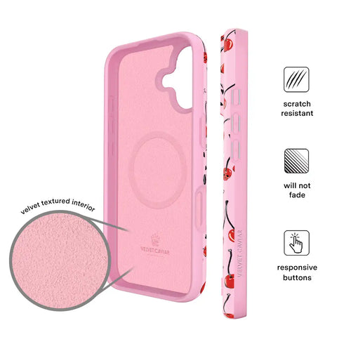 Sour Cherry Skulls iPhone Case