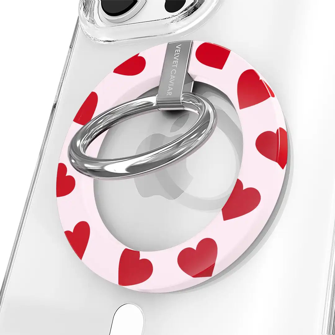Red Heart MagSafe Grip Ring