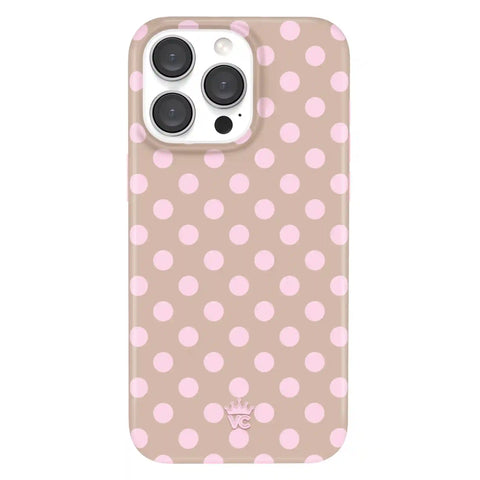 Brown Sugar Polka Dot iPhone Case
