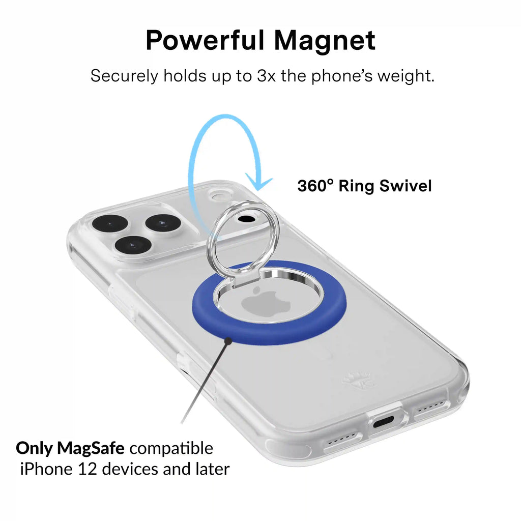 Cobalt Blue MagSafe Grip Ring