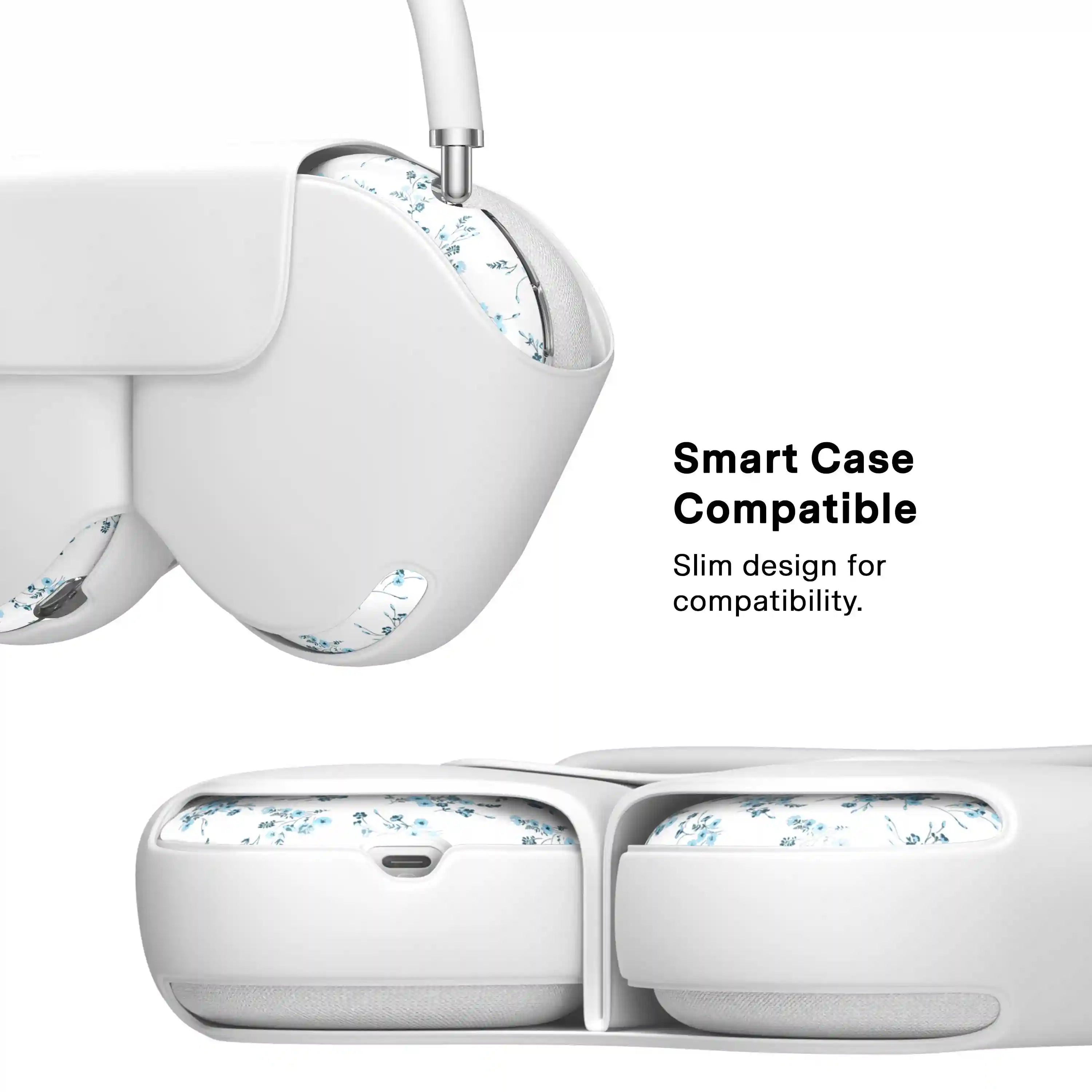 French Blue Floral AirPod Max Case