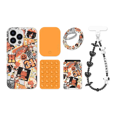 Snoopy Halloween Varsity Glitter iPhone Bundle Set