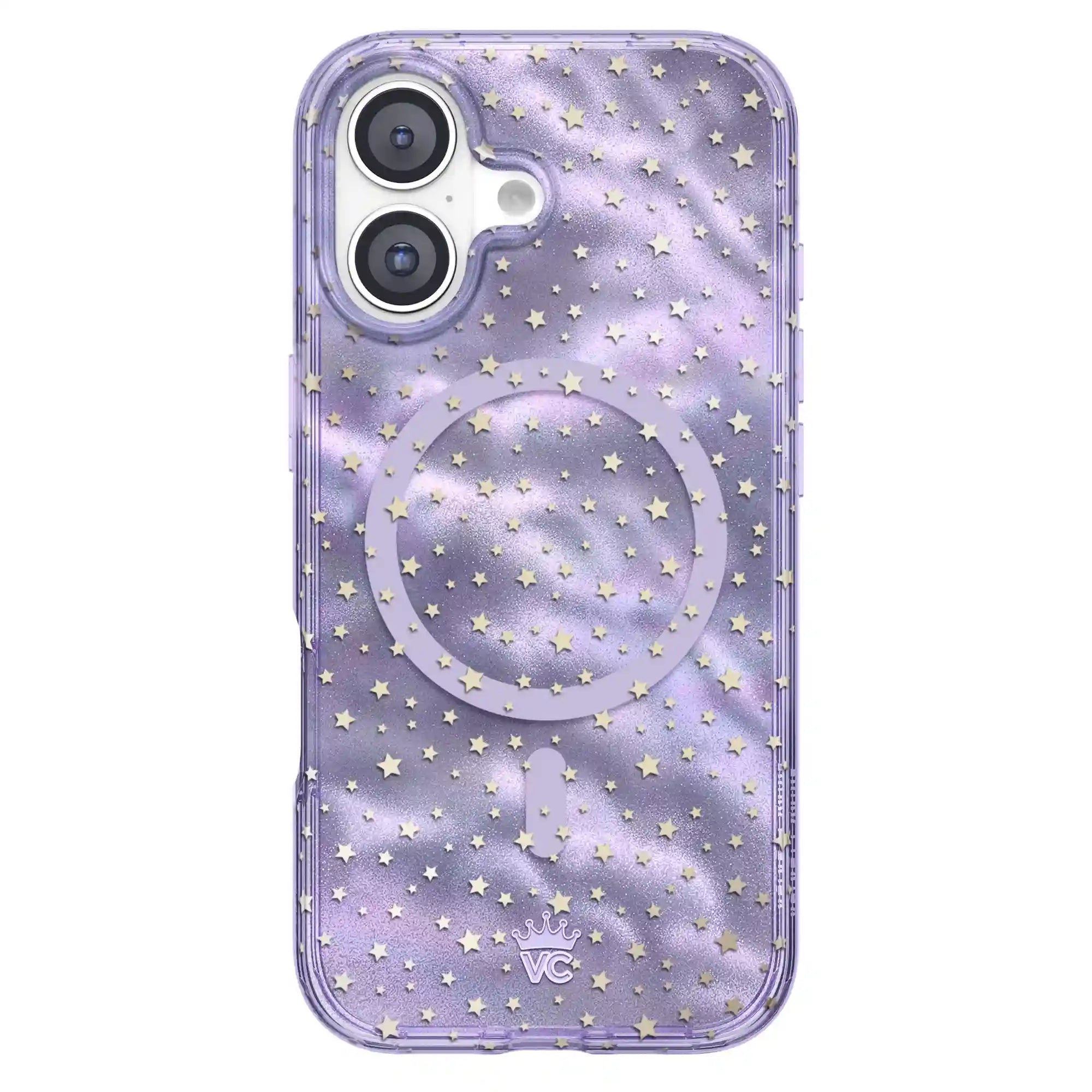 Lilac Celestial Stars iPhone Case