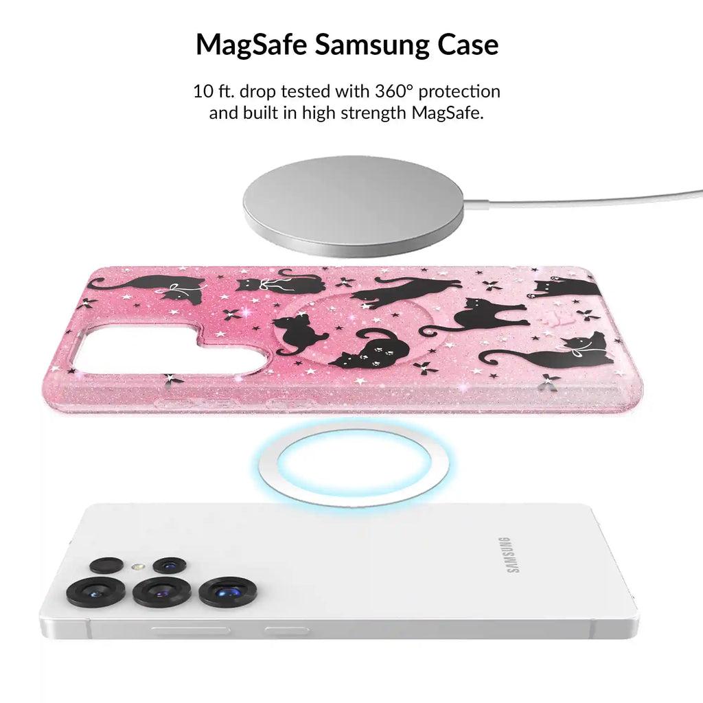 Lucky Kittens Glitter Samsung Bundle Set