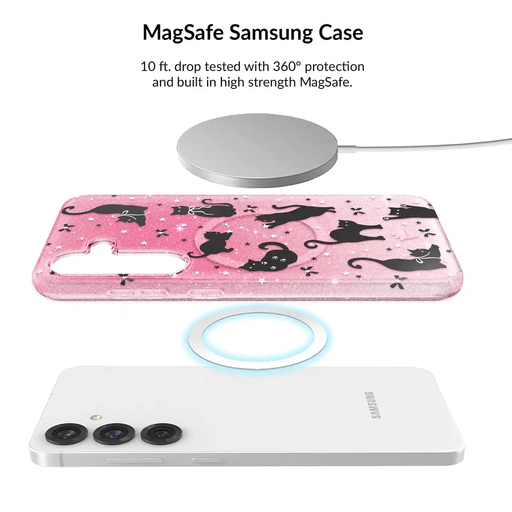 Lucky Kittens Glitter Samsung Bundle Set