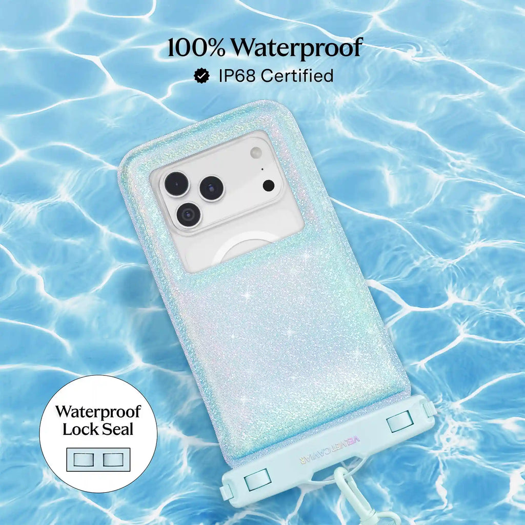 Mermaid Glitter Waterproof Floating Phone Pouch