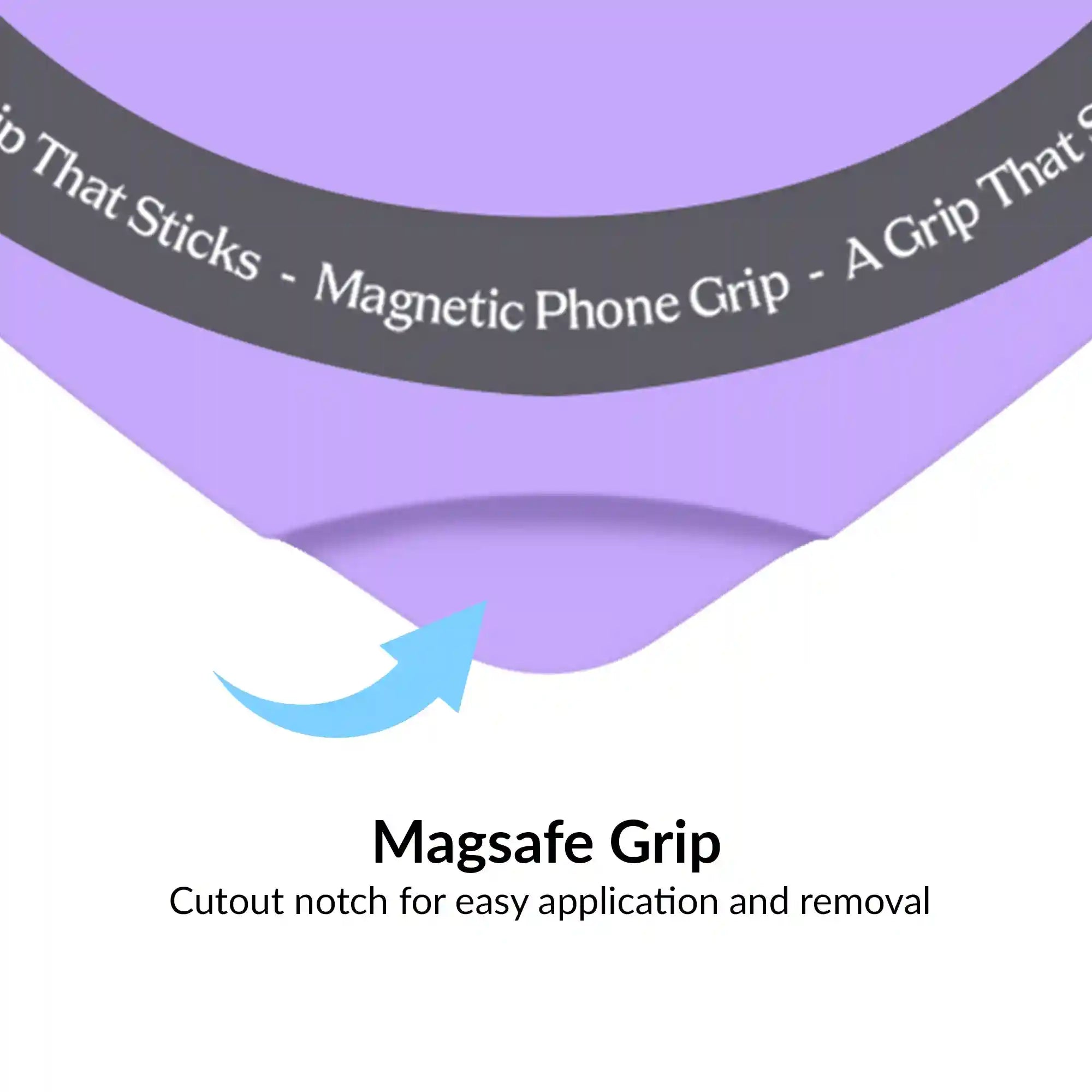 Lilac Gelato Heart MagSafe MightyGrip