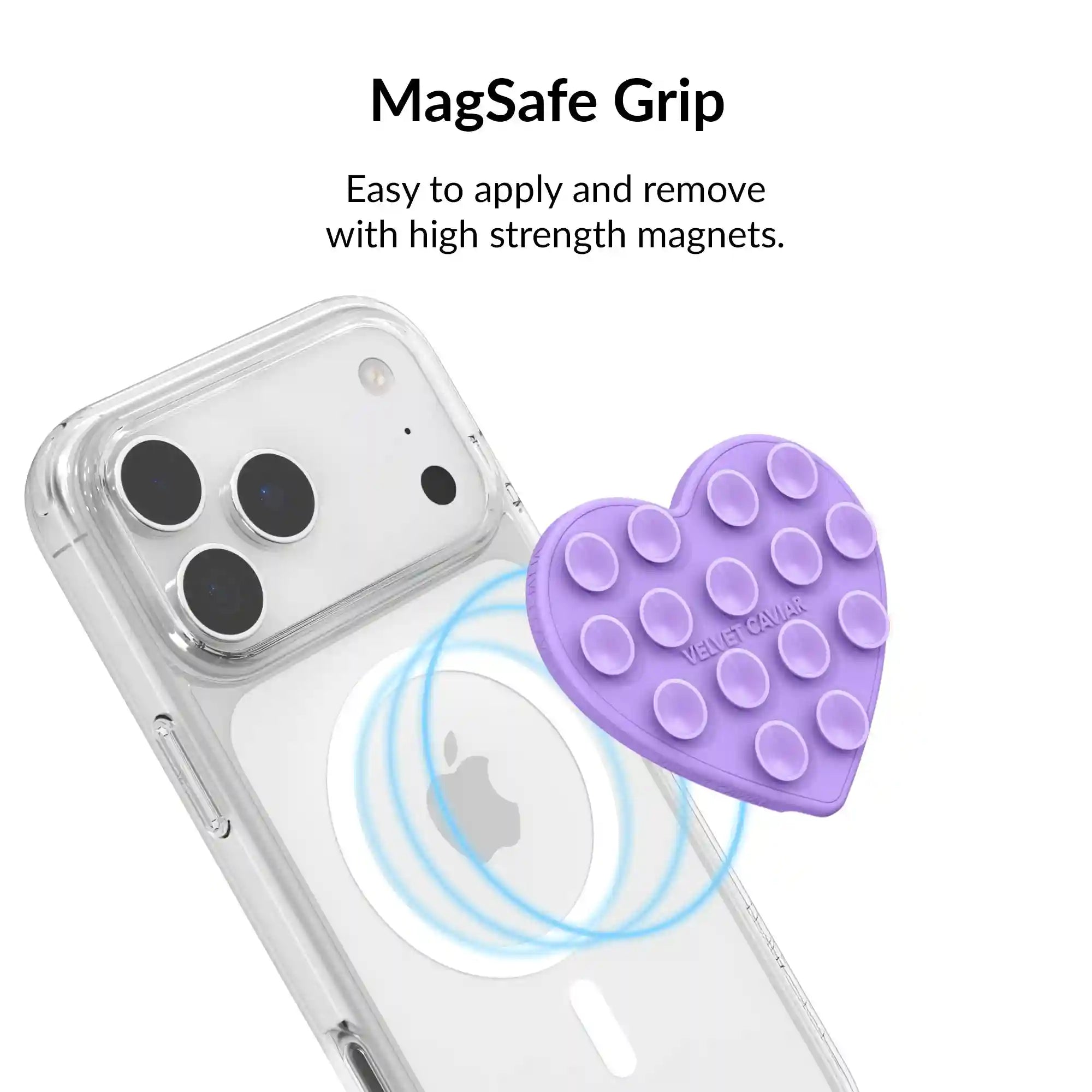 Lilac Gelato Heart MagSafe MightyGrip