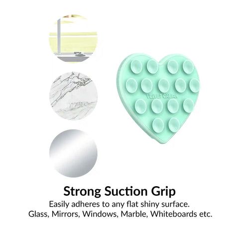 Mint Jelly Heart MagSafe MightyGrip