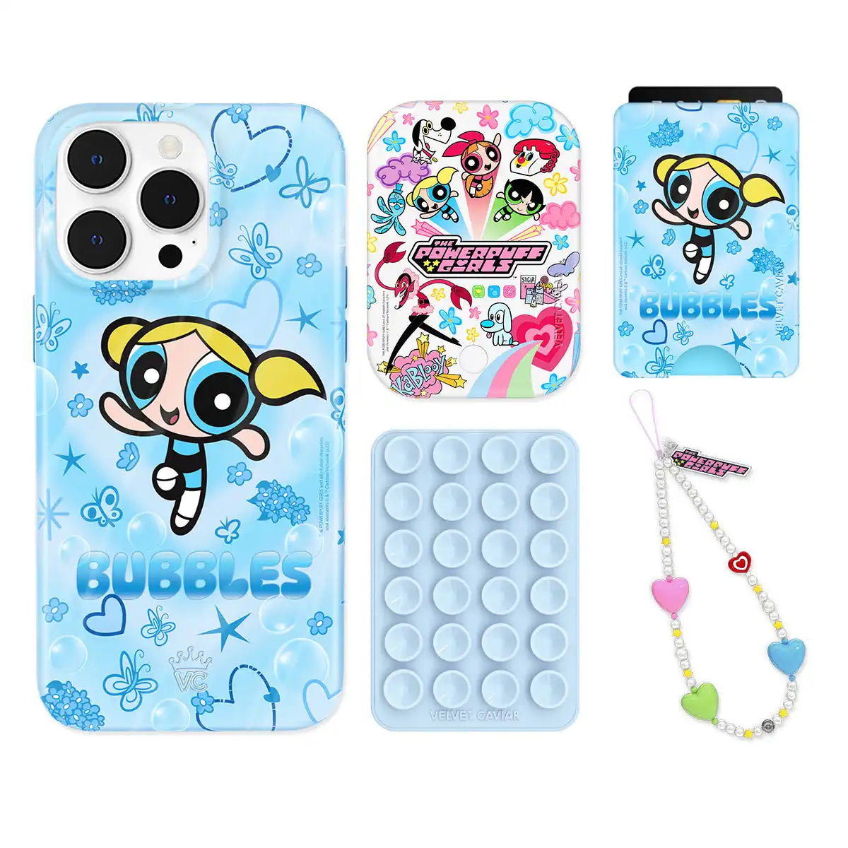 The Powerpuff Girls Bubbles iPhone Bundle Set - Wallet
