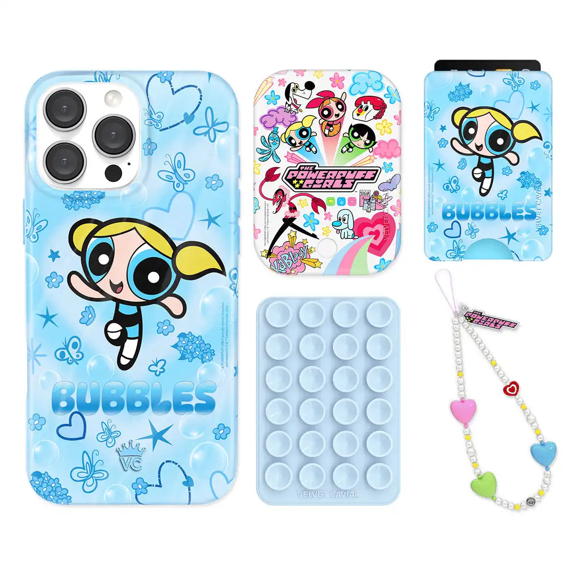 The Powerpuff Girls Bubbles iPhone Bundle Set - Wallet