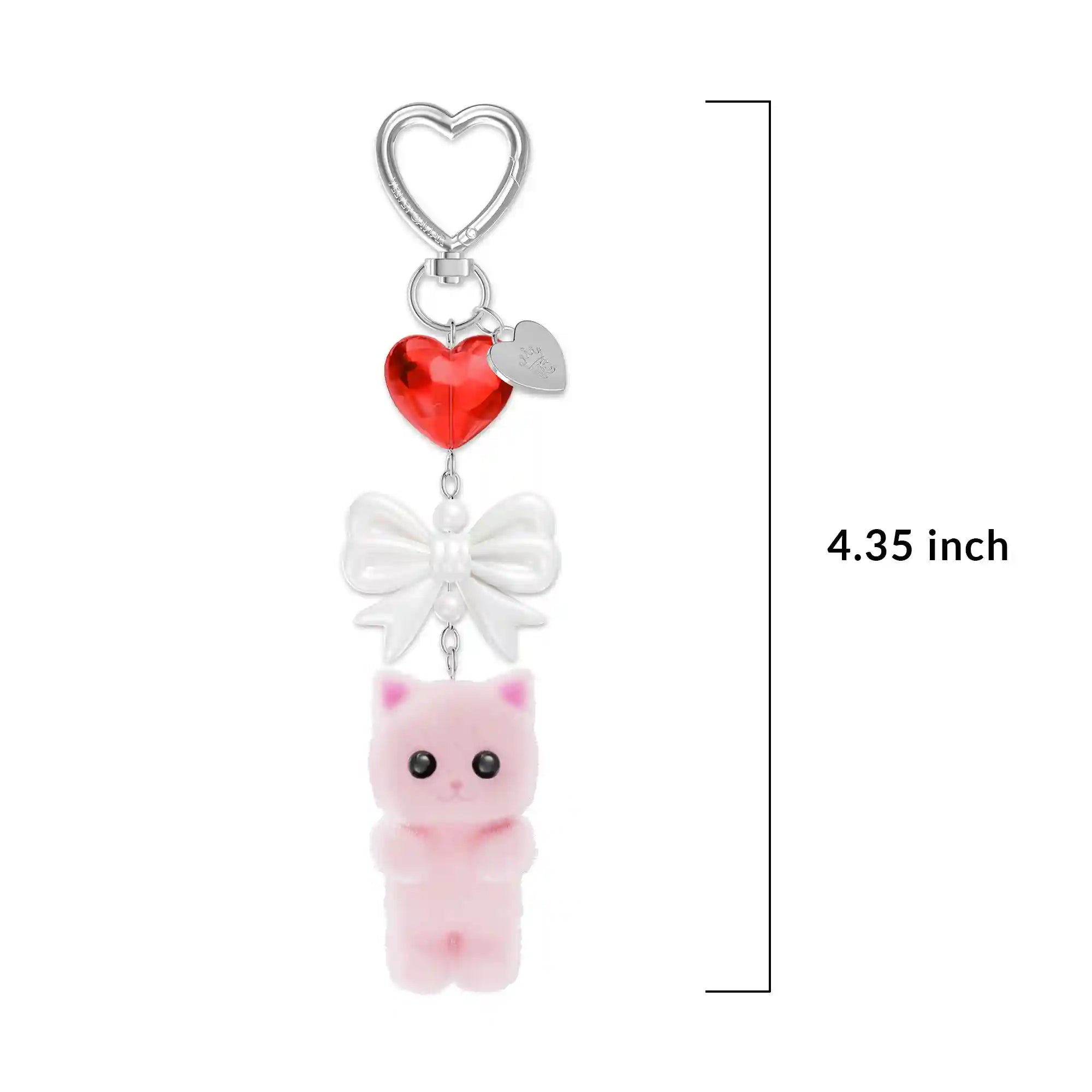 Pink Cat Bag Charm