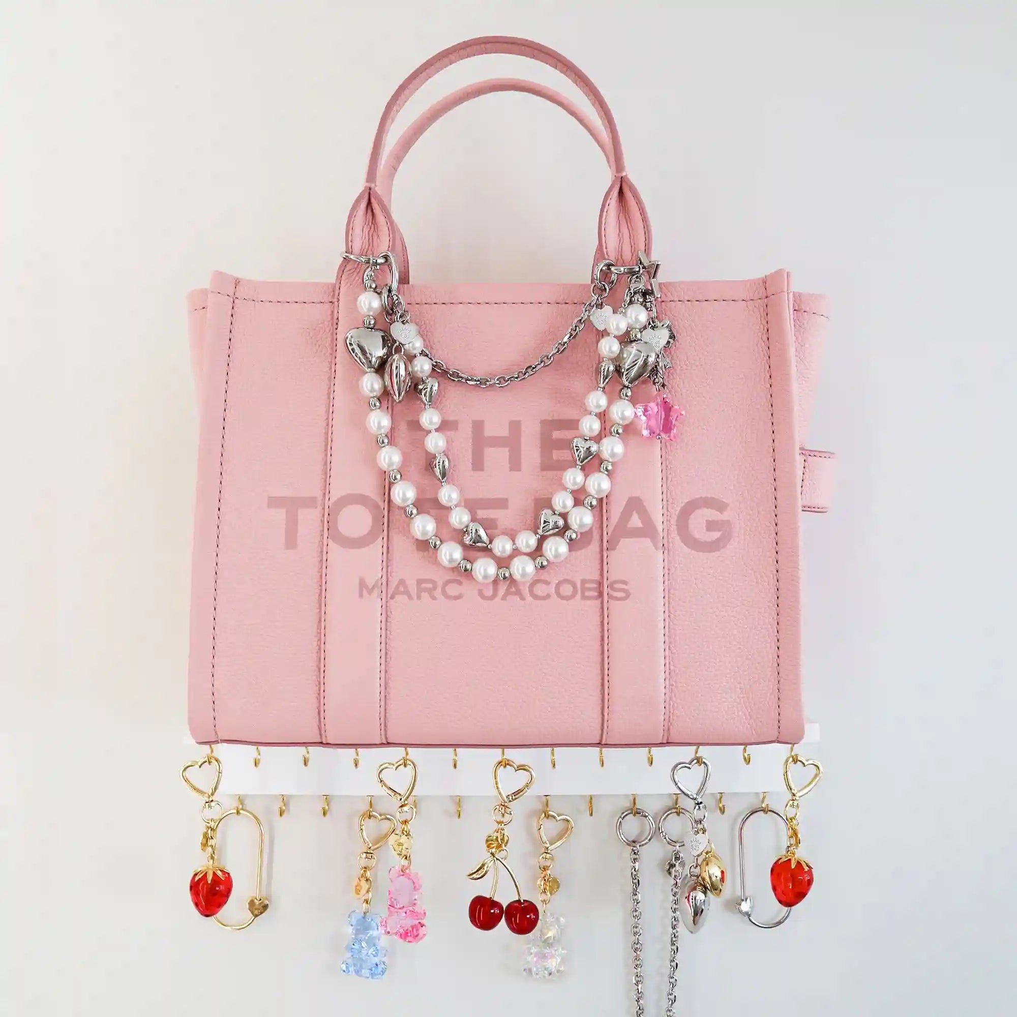Silver Heart Drip Bag Charm
