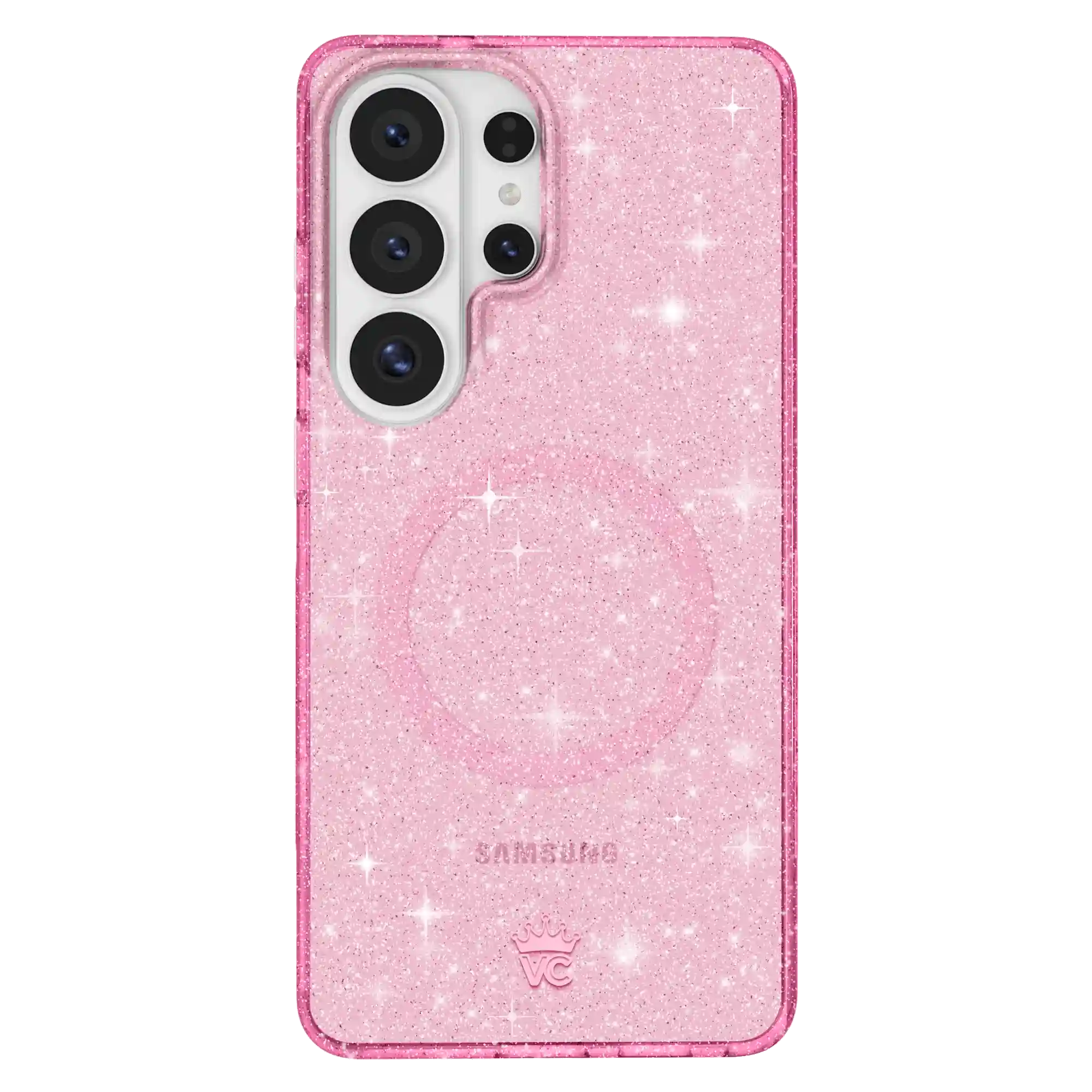 Pink Stardust Glitter Samsung Case