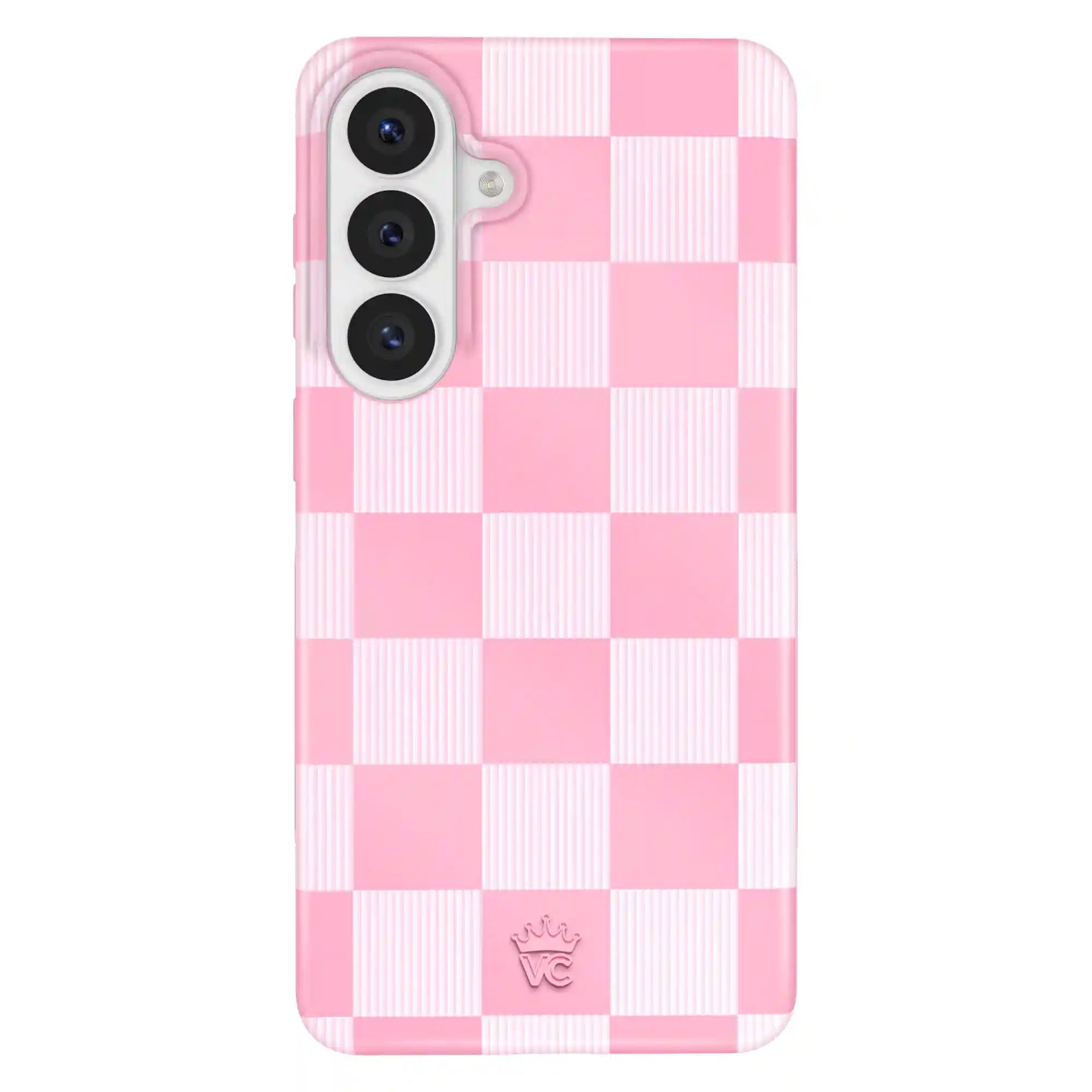Pink Vibe Checkered Samsung Case