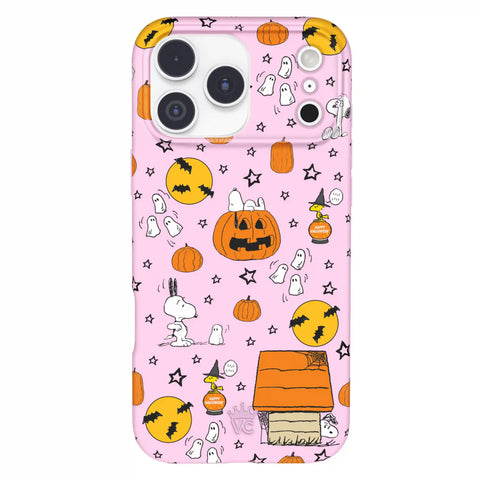 Snoopy Pink Pumpkins iPhone Case