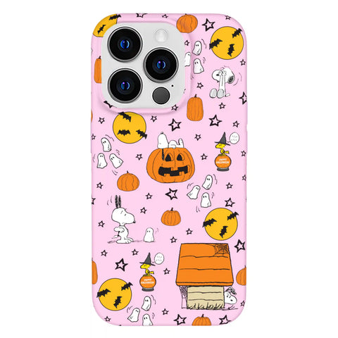 Snoopy Pink Pumpkins iPhone Case