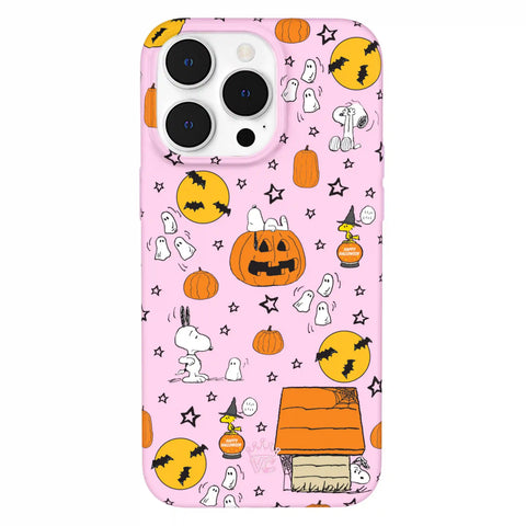 Snoopy Pink Pumpkins iPhone Case