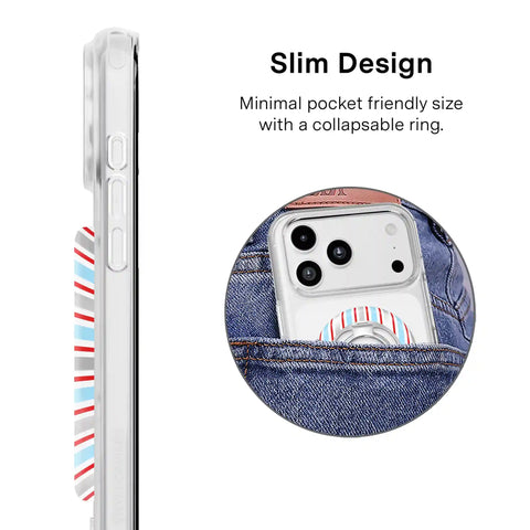 Stars & Stripes Glitter MagSafe Grip Ring