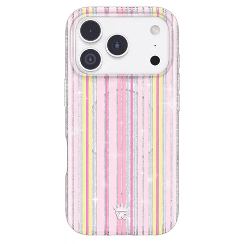 Sunkissed Stripes Glitter iPhone Case
