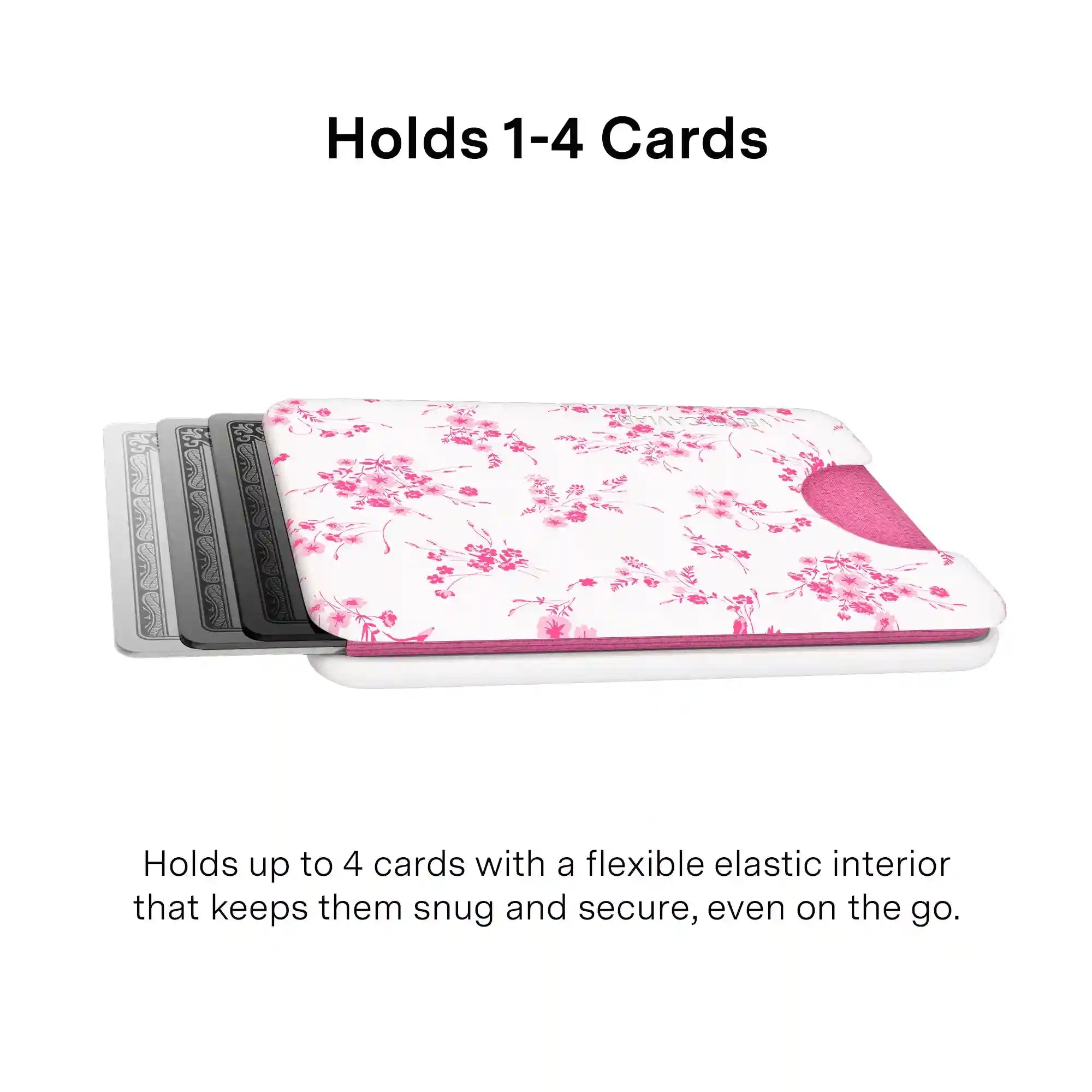 French Rose Floral MagSafe Wallet