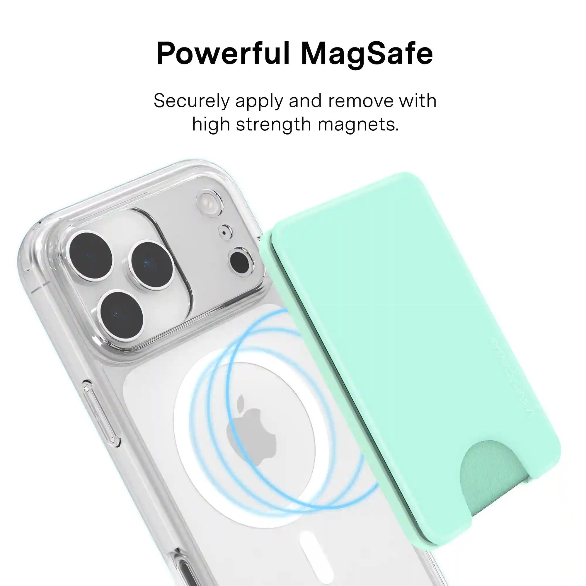 Mint Jelly MagSafe Wallet