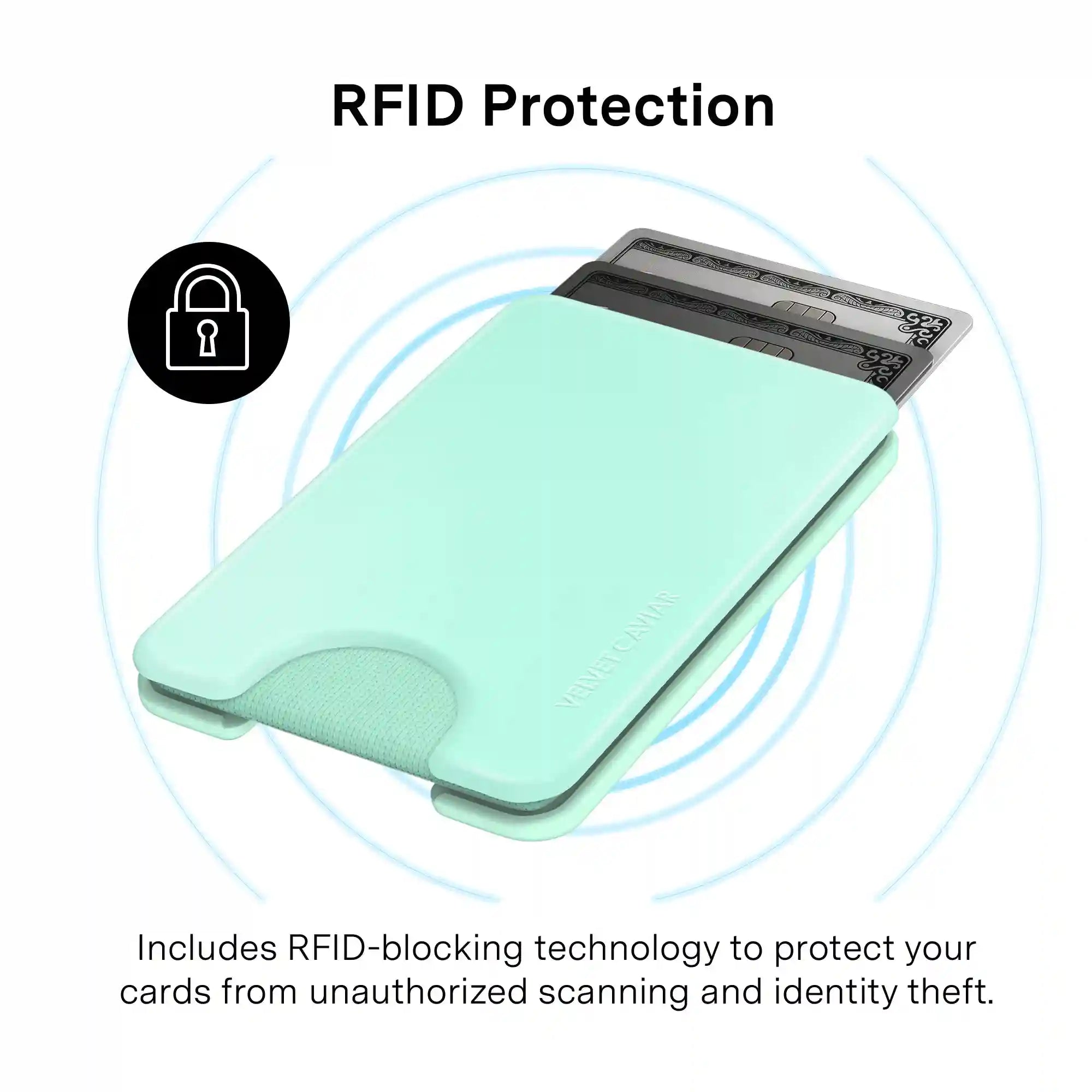 Mint Jelly MagSafe Wallet