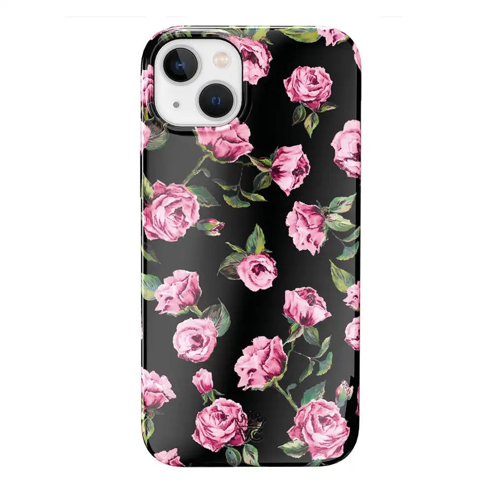 Pink Rose Floral iPhone Case