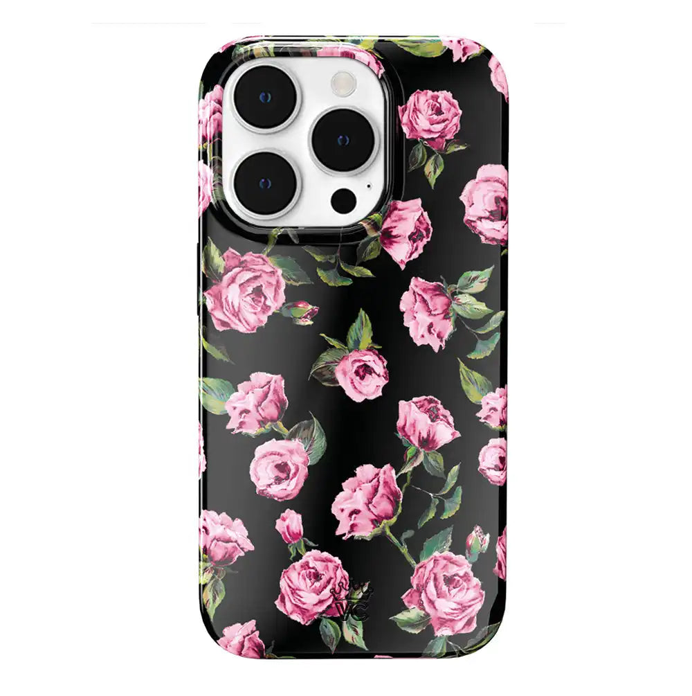 Pink Rose Floral iPhone Case
