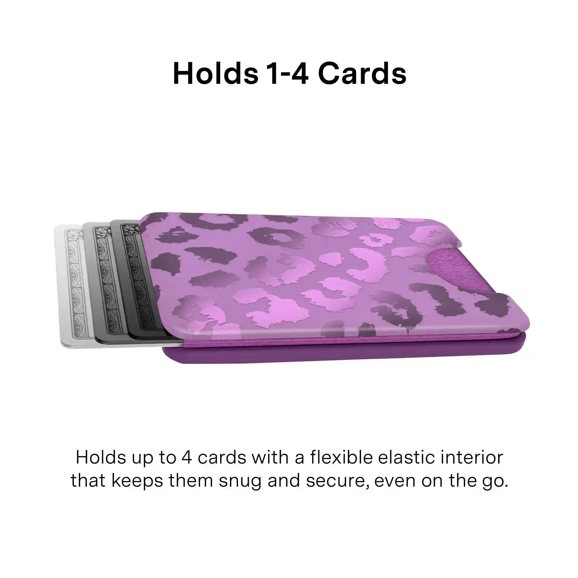 Amethyst Leopard MagSafe Wallet