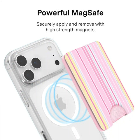 Sunkissed Stripes Glitter MagSafe Wallet
