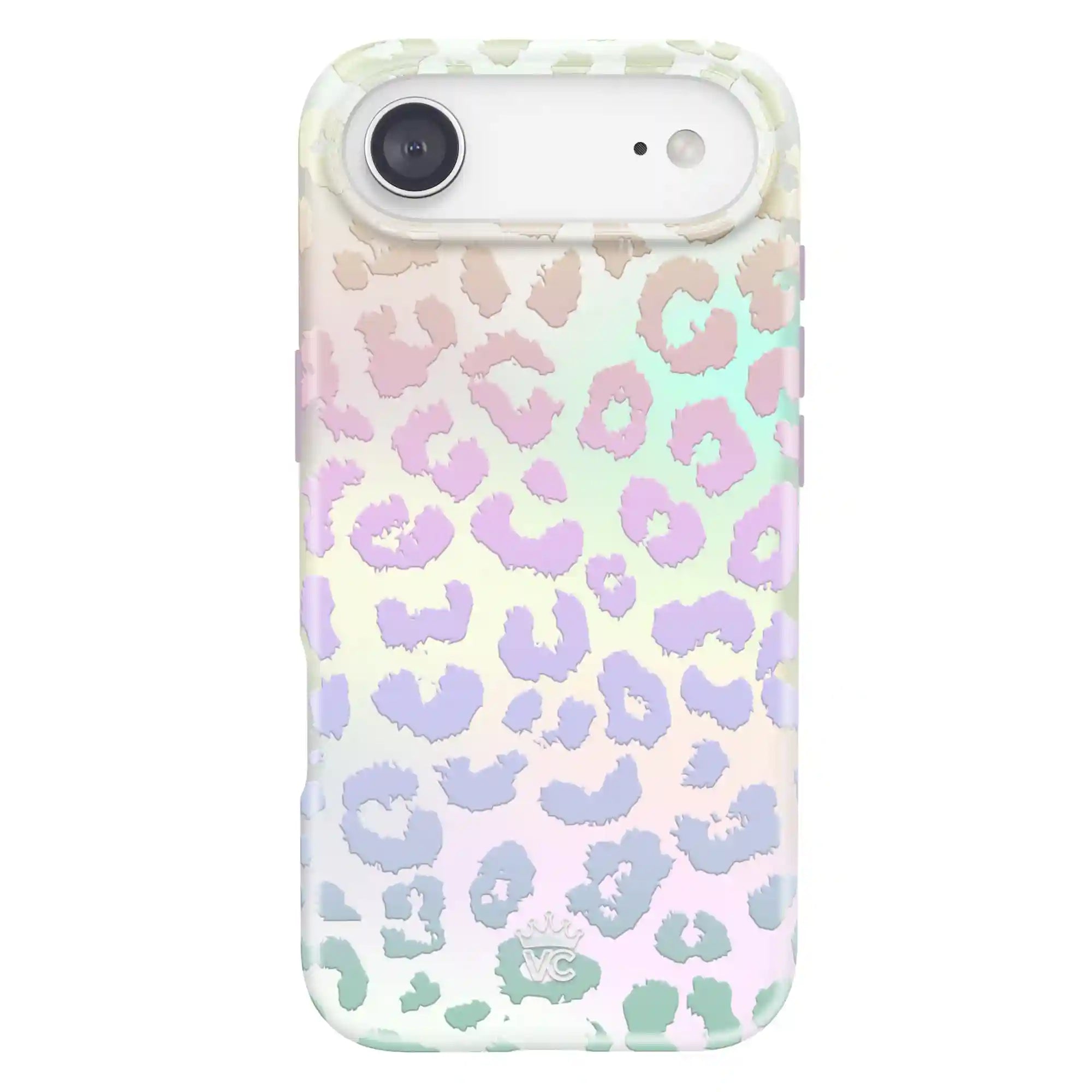 White Opal Leopard iPhone Case