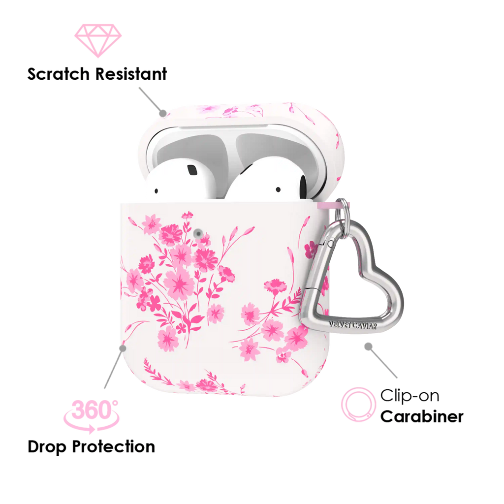 French Rose Floral AirPod Case